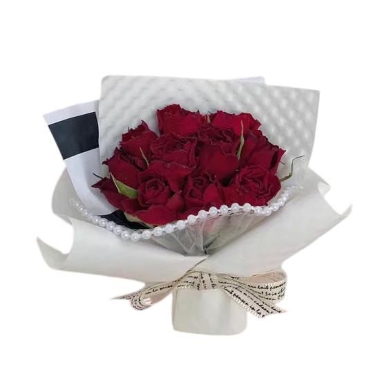 Yousheng Artificial Flower Compact Design Fragrance Deodorizer Romantic Roses Dried Flowers Car Air Vent Freshener Auto Scent