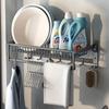 cmaos Wall-Mounted Bathroom Towel Rack with Shelf