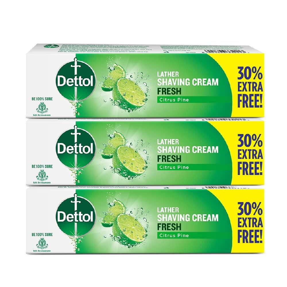 

Свежий крем для бритья-78 г (Пакет из 3),180 грамм, Dettol 180 g