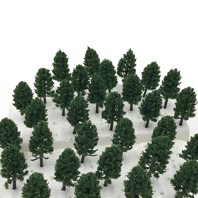 

[DauStage] cedar tree forest Cedar model You can choose color size N gauge diorama railway architecture for tree landscape model tree miniature (6cm,