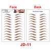 New Arrivals Water Transfer Girls Cosmetic Disposable Fake Temporary 4d Eye Brow Tattoo