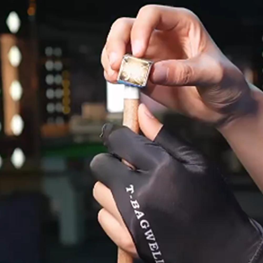 Elasticity Open 3 Fingers Gloves Anti-sweat Three Finger Gloves Billiards Gloves  Woman