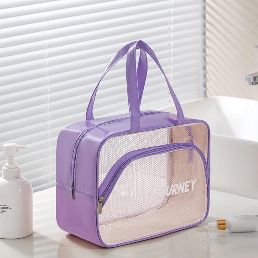 Large Capacity Cosmetic Handbags Clear Toiletries Organizer Swimming Storage Bags  Bathing