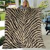 Tiger Print Pattern Beast Blanket,Flannel Blanket Throw Blanket,Child Warm Blanket for Home Living Room Bedroom Beds Sofa Picnic