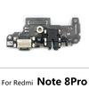 USB Dock Connector Charging Port Flex Cable For Xiaomi Redmi Note 1 1A 6 7 8 9 Pro 8T 9S 11 Pro Charger Board With Mic Module
