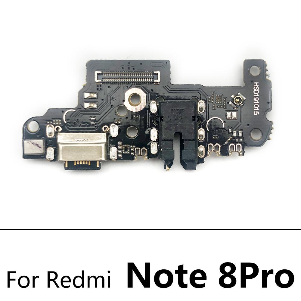 USB Dock Connector Charging Port Flex Cable For Xiaomi Redmi Note 1 1A 6 7 8 9 Pro 8T 9S 11 Pro Charger Board With Mic Module