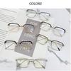 New Fashion Brand Design Women Eyebrows Eyeglass Frame Anti Blue Light Short Sight Prescription Myopia Glasses Photochromic -1.5