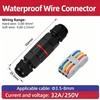 IP68 Waterproof Joint Wire Quick Connection Connector 2/3pin Wire Connectors LED Lamp Wiring Outdoor Rainproof Terminal