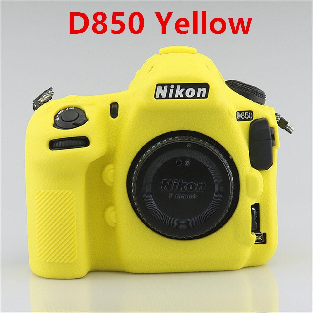 Litchi Pattern Soft Silicone Armor Camera Body Case For Nikon D780 D850 D7100 D7200 Rubber Cover Skin