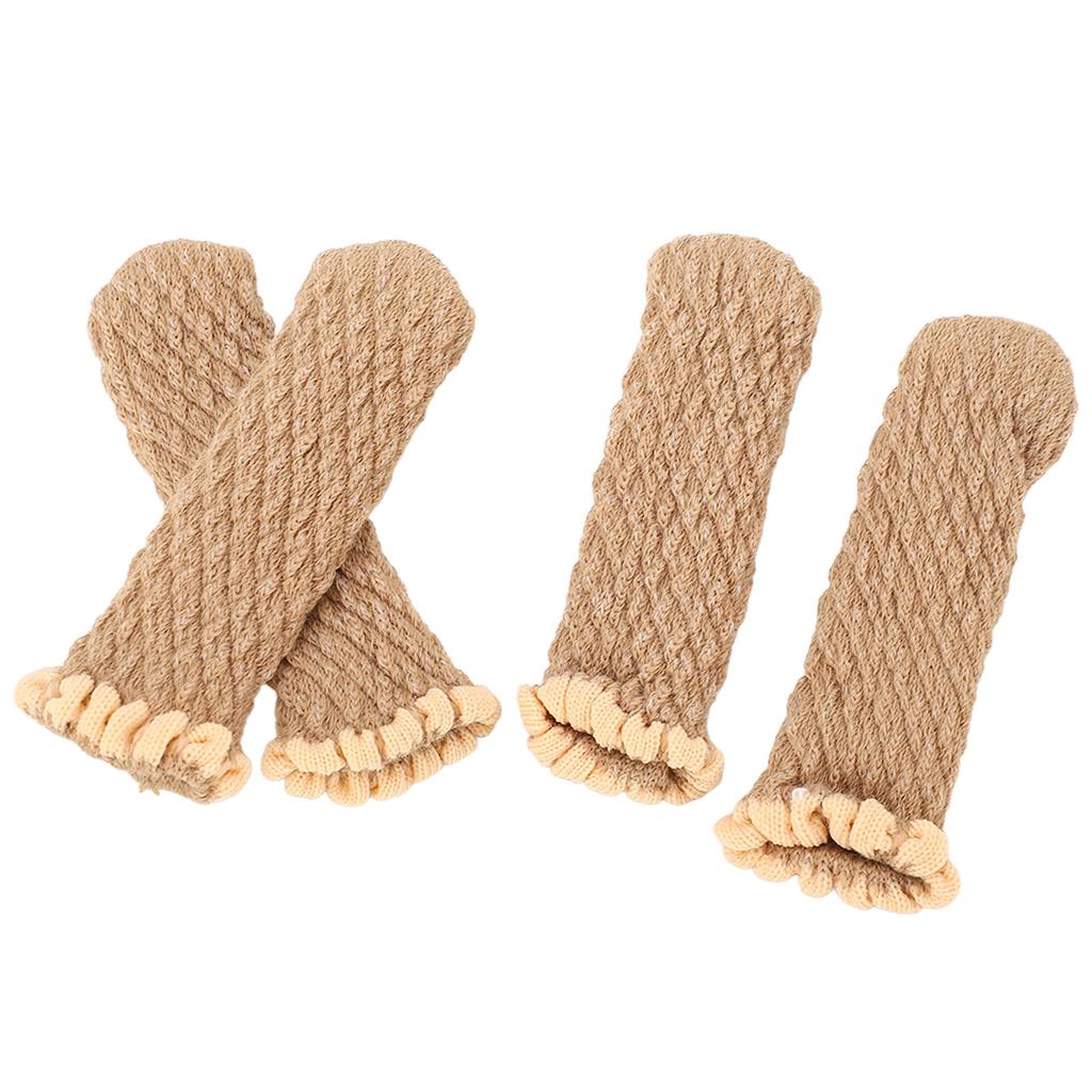 20Pcs Thickened Knitted Table Chair Leg Floor Protectors Covers Furniture Leg Socks for Hardwood Floors
