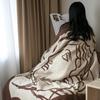 Retro Air Conditioning Blanket Home Decoration Sofa Blanket Portable Camping Folding Blanket Company Lunch Break Warm Products