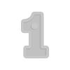 Large Number Number Candle Holders Silicones Molds For DIY Craft Birthday Wedding Dinner Decors