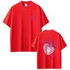 2025 Summer Rapper Omar Courtz Primera Musa Heart100 Pure Cotton Printed Tshirt Mens Women Hip Hop Pop Music Streetwear Top