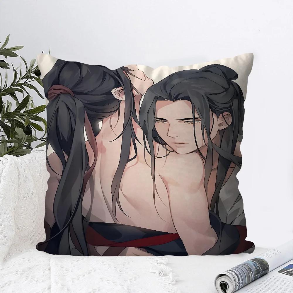 Anime Grandmaster Mo Dao Zu Shi MDZS Pillow Bedroom Sofa Leisure Comfort Cushion Car Living Room Home Decoration