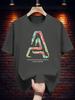 100% Cotton Graphic T-shirt - Casual Crew Neck