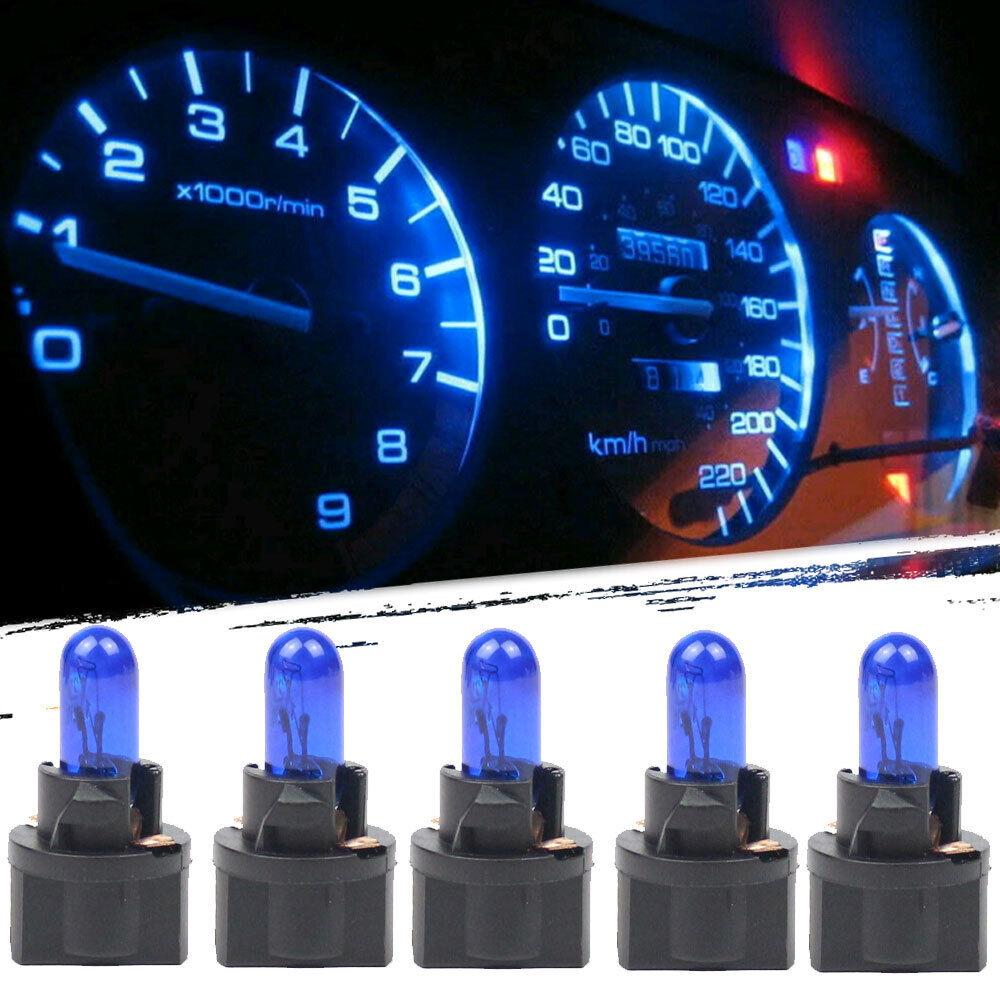 10pcs T5 Car Interior Bulb Auto Dashboard Warning Indicator Dashboard Light Bulbs Auto Interior Indicator Lamp