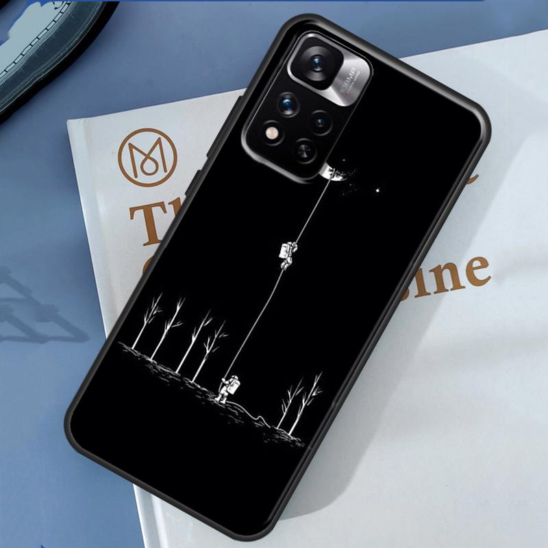 Moon Stars Space Astronaut Case For Xiaomi Redmi Note 14 13 Pro 12 11 9 10 9S 10S 11S 12S Redmi 13C 10C 12C 14C Cover