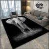 Non-Slip Floor Mat Featuring an Elephant Design, Available In Three Sizes, Perfect for Living Room Decoration