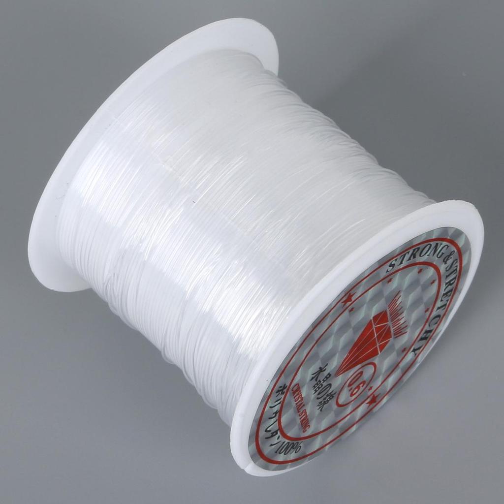 0.2-0.8mm Transparent Non-Elastic Fishing Line for Handmade DIY Jewelry: Bracelets, Necklaces, Beads
