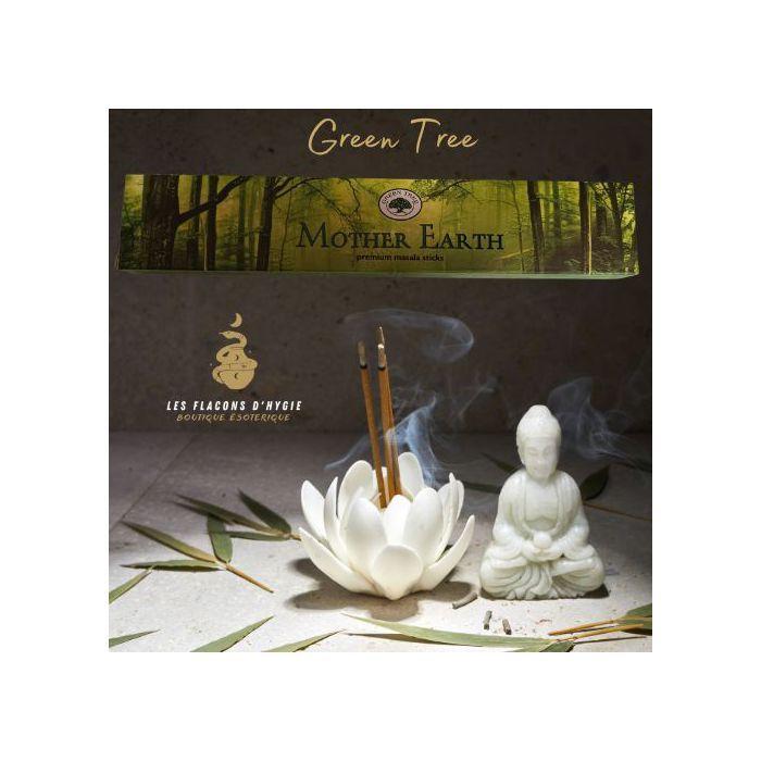 Bougeoir - Photophore - Bougie - Senteur &gt; Encens - Encens Green Tree Terre Mère - - Green Tree