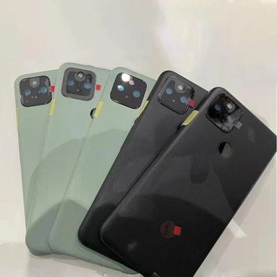 Back Glass Cover For Google Pixel 5 Back Door Replacement Battery , Rear Housing Cover Pixel5 With Camera Lens