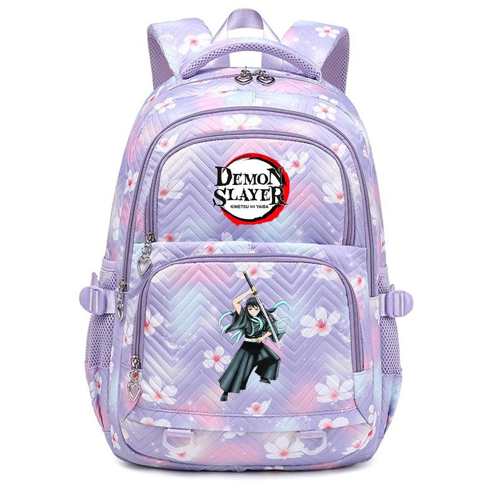 Anime Demon Slayer Printed Backpack Schoolbag Student Teenager Bookbag for Boy Girl Backpack Large Capacity Waterproof Travel Bag Mochila Rucksack