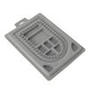 Beadboard for Grey Flocking U-shaped Channel Recessed Compartment Design Board