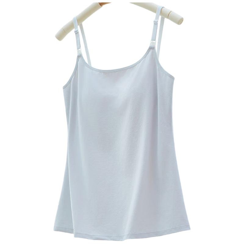 

JOYNCLEON Хлопковый топ-майка для кормящих мам со встроенным бюстгальтером XL