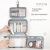 Trousse de toilette de voyage pliable et étanche, séparation sèche et humide, sac de rangement pour cosmétiques, sac à cosmétiques de grande capacité