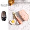 Genuine Leather Auto Key Fob Cover Case Fit For GWM Haval Series H6 Series M6 Ora Good Cat White Cat Iq Car-Styling Mount Housing Protective Auto