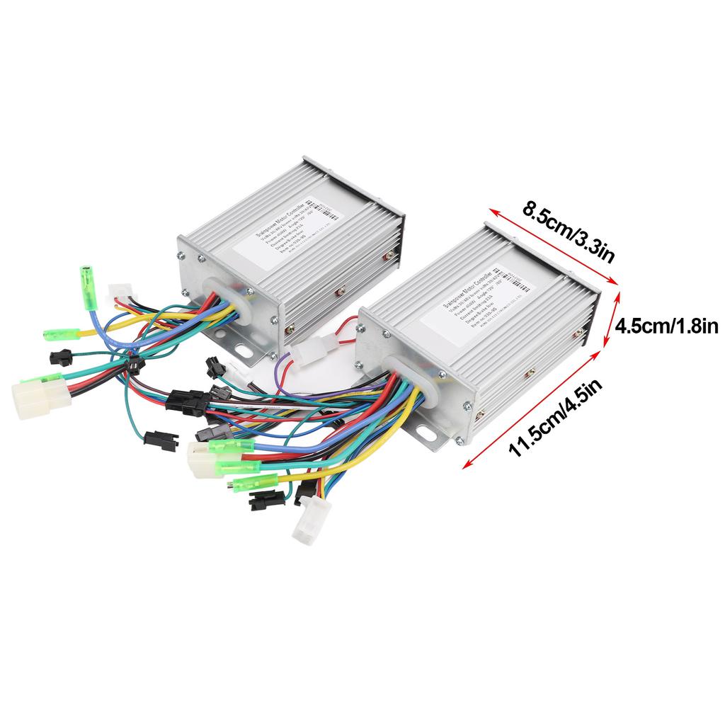 36V 48V 450W Dual Drive Motor Brushless Controller LCD Display Kit for Electric Bicycle Scooter