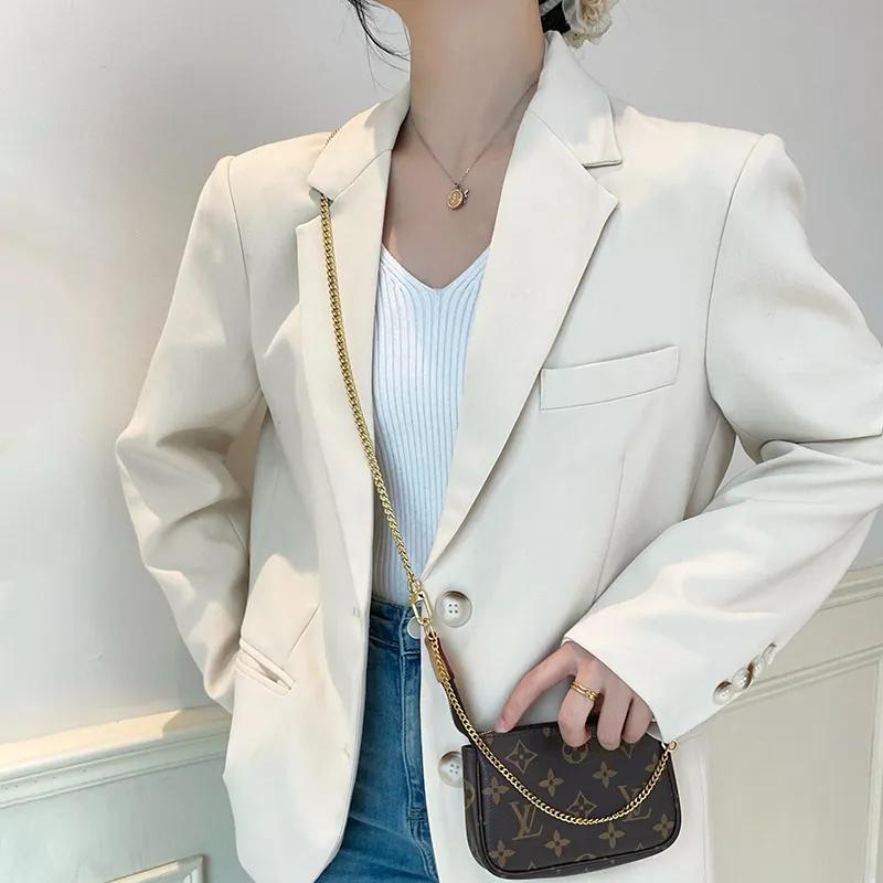 Luxury Care Artisan Workshop Metal Bag Straps Women's Gold (Unisex) Bag Straps QDW0399