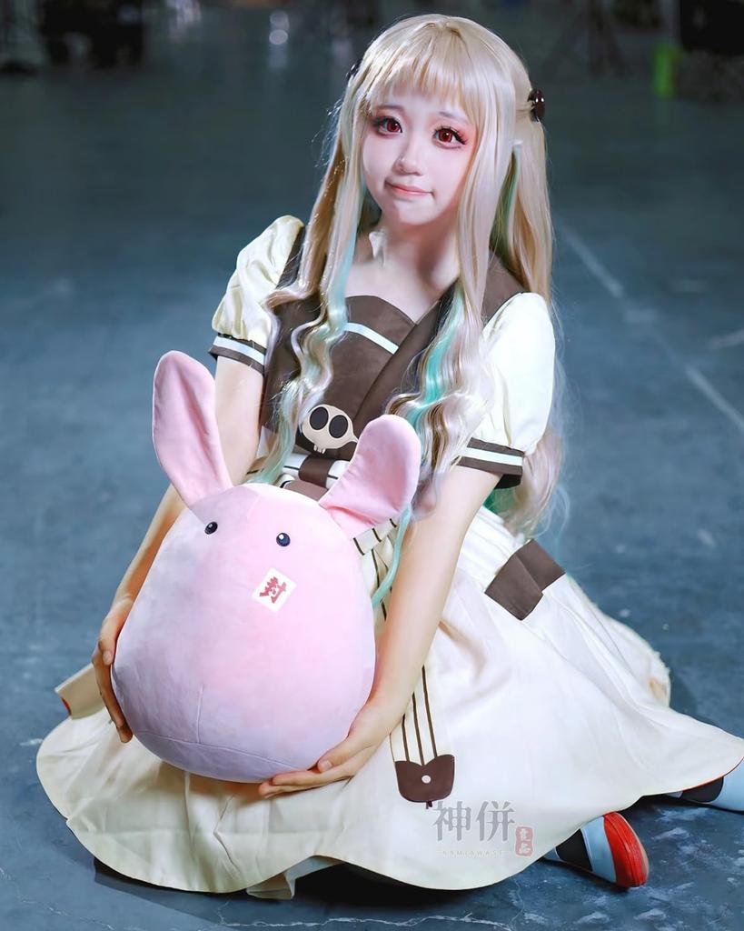 Yashiro Nene Cosplay Wig Kamome Academy Cosplay Costume for School and Stage Wear Nene Cosplay with Size New [Excellent Quality] Included, Adults,