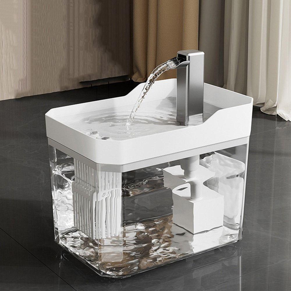 1.5L Pet Water Fountain Smart Drinking Pet Live Water Flow Drinker for Cats Dog