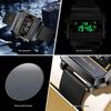 Multifunctional Waterproof Men's Sports Watch - Fashionable Electronic Design for Students