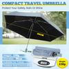 ZOMAKE Folding UV Aluminum Alloy Automatic Light Heat Suitable for Sun and Includes Storage Case Umbrella, Ultra-Lightweight, Protection,
