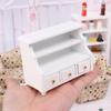 Miniature Home Cabinet Mini Model Wooden 1:12 Doll House Life Scene Dollhouse