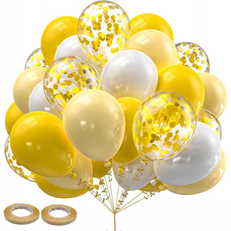 Metal Sequin Balloon Set - 30 Colorful Holiday Party Decorations