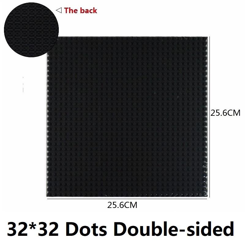 Non-Toxic Single Double Sided 32X32 16X16 16X32 Dots Classic Base Plates Blocks Diy Small Size Bricks Baseplates Construction Building Toy