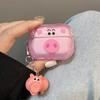 The New Cartoon Piggy Is Suitable for AirPodspro1 Earphone Cover, Apple Bluetooth Protective Case 1st Generation 1 Soft Silicone Female.