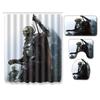 Skull Shower Curtain Floor Mat Combination Four-Piece Set Bathroom Toilet Carpet Shower Room Mat Foot Mat