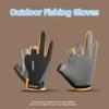 Fishing Catching Gloves 3 Cut Fingers Anti-Slip Professional Outdoor Cycling Gloves Sun-Proof Breathable Touchscreen Gloves