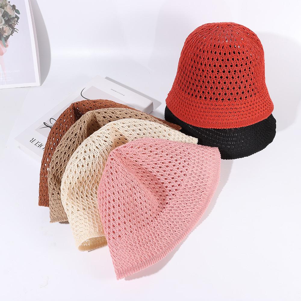 Breathable Ventilation Wide Brim Beach Cap Sun Hats Fisherman Hats Bucket Hat