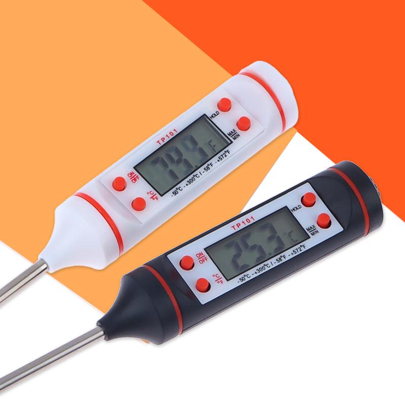 Food Baking Digital Kitchen Probe Thermometer Instant Read Cooking Meat BBQ Sensor Thermometers Probe Tool Heat Tester
