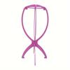 1pc Wig Stand Holder Portable Collapsible Wig Head Stands Plastic Wig Hat Stands Portable Folding Wig Hat Stand for All Wigs