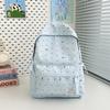 Schoolbag Schoolbag Female College Student Polka Dot Flash Backpack Large Capacity Girl Japanese Cute Polka Dot Large Capacity Backpack