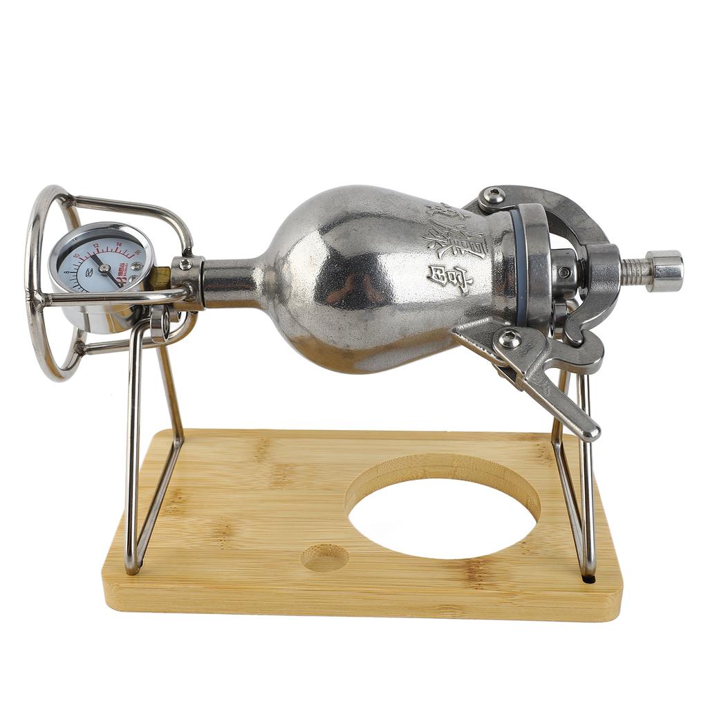 Popcorn Machine Mini 304 Stainless Steel Traditional Manual Popcorn Maker Foe Household