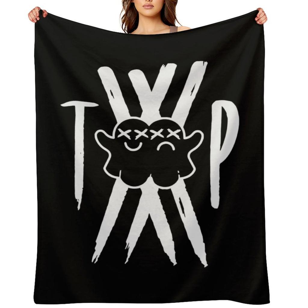 Twin Paranormal Merch Ghost Gang Throw Blanket For Baby For Decorative Sofa Christmas Decoration Warm Blankets