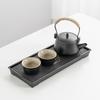 Kung Fu Tea Set Home One Pot Two Cups Tea Plate Small Ceramic Teapot Teacups Hotel Personal Small Sets Traveling