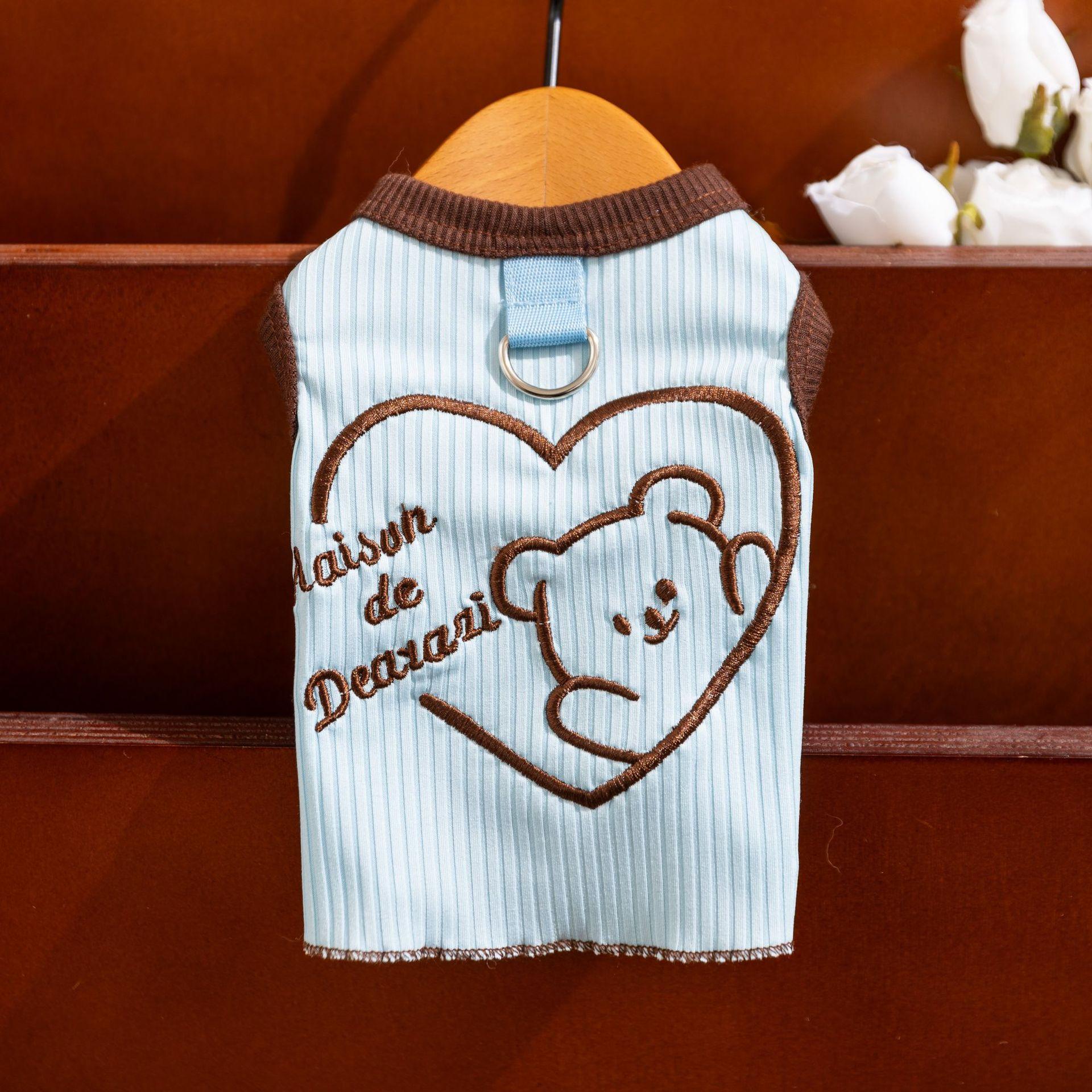 

1 шт. Весенне-летняя одежда для питомцев - жилеты для маленьких собак - одежда для собак XS